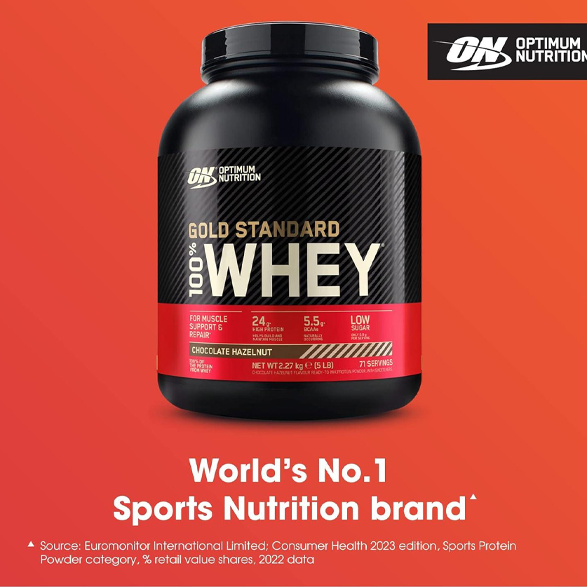 پودر وی پروتئین گلد استاندارد اپتیموم نوتریشن – Optimum Nutrition Gold Standard 100% Whey