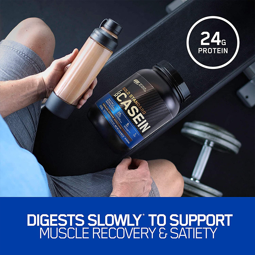  پودر پروتئین کازئین گلد استاندارد اپتیموم نوتریشن 1.8 کیلوگرمی 